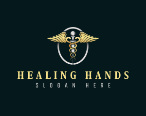 Medical Health Caduceus logo