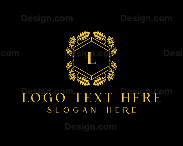 Hexagon Wreath Hotel Club Logo