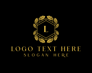 Hexagon Wreath Hotel Club logo