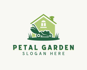 Yard Grass Mower logo design