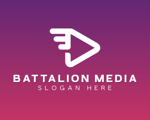 Quick Media Streaming logo design