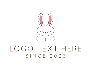 Cute Happy Bunny logo