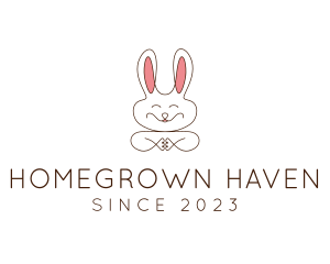 Cute Happy Bunny logo