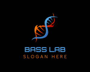 Abstract Laboratory DNA logo design