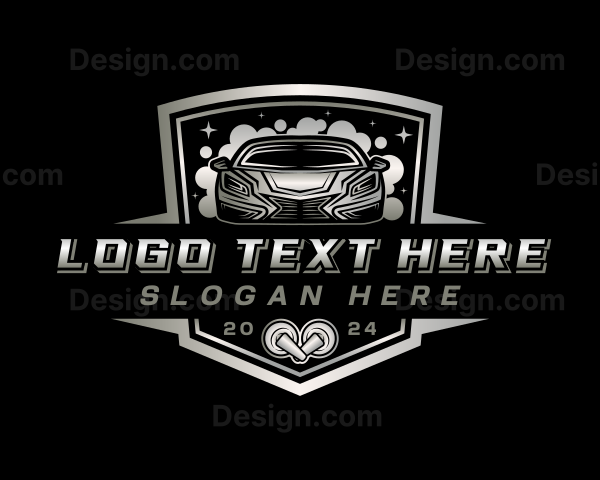 Car Detailing Wash Logo