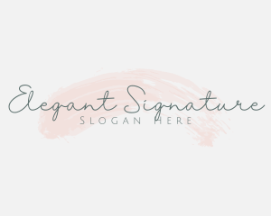 Generic Feminine Signature logo design