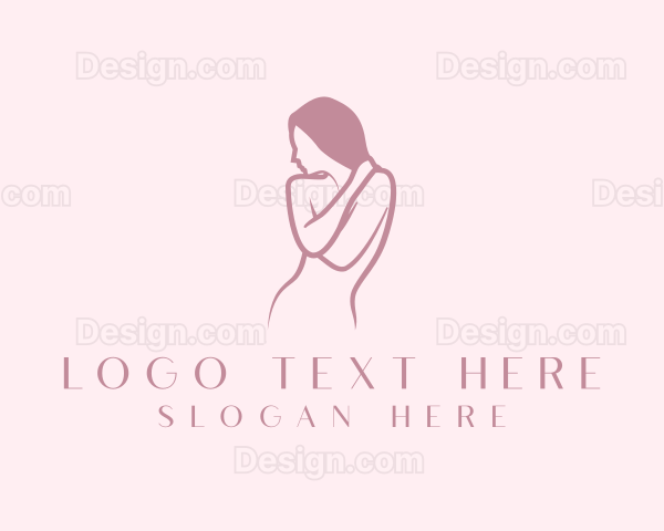 Pink Female Model Logo