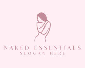 Pink Female Model logo design