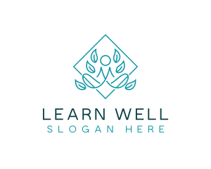 Healing Wellness Yoga logo design