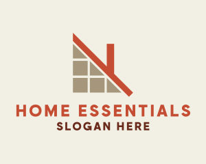 Home Tile Flooring logo design