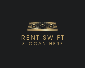 Residential Rental Roof logo design