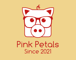 Hipster Pig Steakhouse logo design