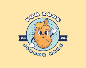 Cute Potato Mascot logo design