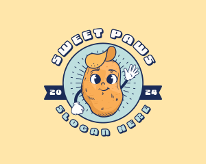 Cute Potato Mascot logo design