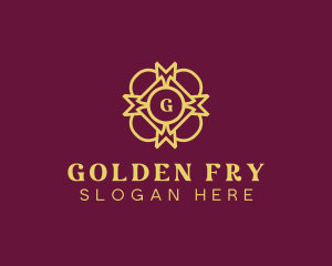 Golden Interior Ornament logo design