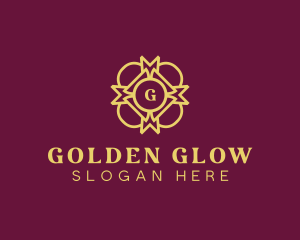 Golden Interior Ornament logo design