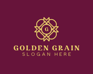 Golden Interior Ornament logo design