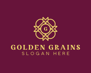 Golden Interior Ornament logo design