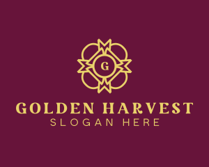 Golden Interior Ornament logo design