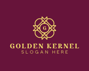 Golden Interior Ornament logo design