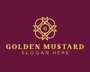 Golden Interior Ornament logo design