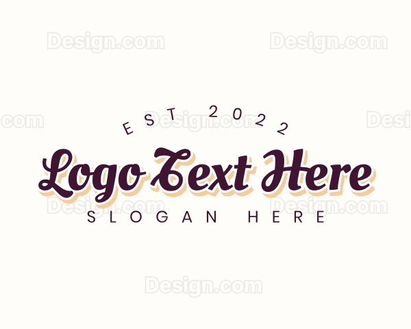 Generic Retro Calligraphy Logo