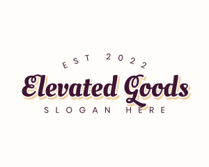 Generic Retro Calligraphy logo design