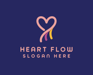 Romantic Love Heart logo