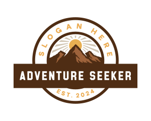 Outdoor Peak Adventure logo design