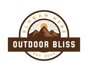 Outdoor Peak Adventure logo design