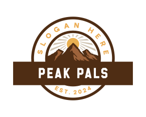 Outdoor Peak Adventure logo design