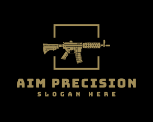 Gold Gun Firearm logo