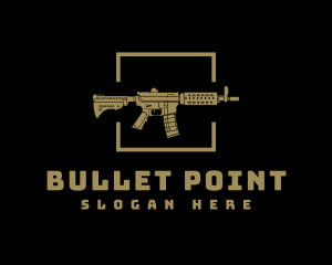 Gold Gun Firearm logo