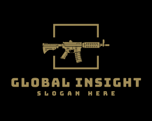 Gold Gun Firearm logo