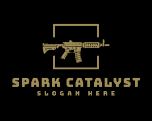 Gold Gun Firearm logo