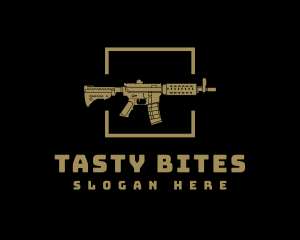 Gold Gun Firearm logo