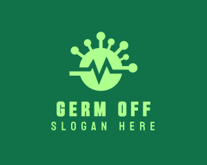 Germ Bacteria Lifeline logo design