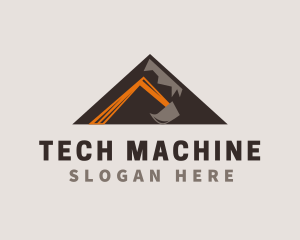 Mountain Excavator Machine logo