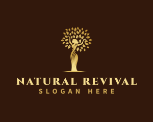 Nature Woman Tree logo design