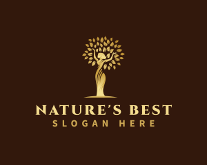 Nature Woman Tree logo design