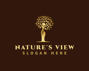 Nature Woman Tree logo design