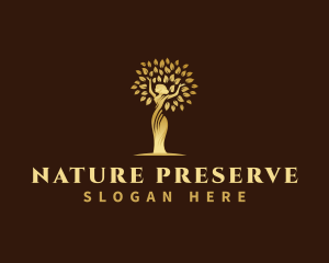 Nature Woman Tree logo design