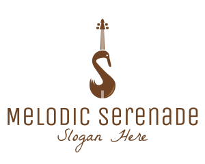 Brown Swan Violin logo