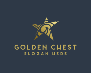 Golden Star Art Studio logo design