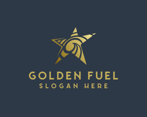 Golden Star Art Studio logo design