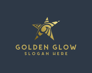 Golden Star Art Studio logo design