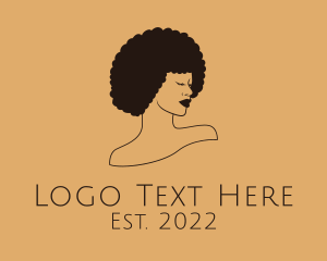 Woman Afro Beauty Salon  logo