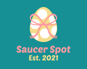 Spotted Egg Present logo design