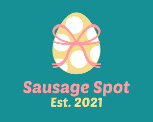 Spotted Egg Present logo design