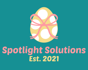 Spotted Egg Present logo design